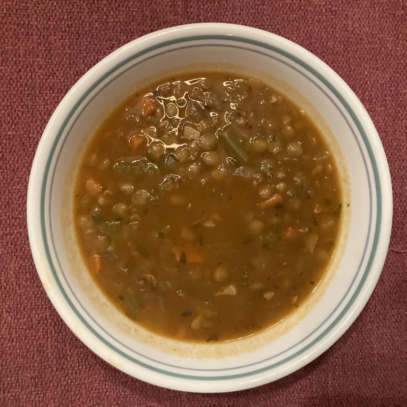 Lentil soup